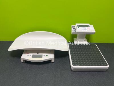 Job Lot Including 1 x Seca Baby Weighing Scale, 1 x Seca Weighing Scale (Damage to Casing - See Photos)