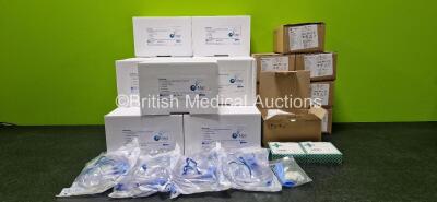 Job Lot of Medical Consumables Including AirMed 1000 Adult Year Pack, Medical T-Band Single Use Tourniquet and Covidien DAR Guedel Airway *CAGE*