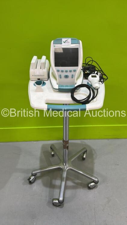 Verathon BVI 9400 Bladder Scanner with 2 x Batteries, Battery Charger and Transducer on Stand (No Power) *S/N B4004117*