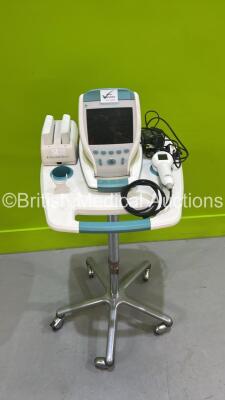 Verathon BVI 9400 Bladder Scanner with 2 x Batteries, Battery Charger and Transducer on Stand (No Power) *S/N B4004117* - 2