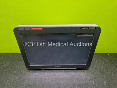 Philips IntelliVue MX800 Touch Screen Patient Monitor *Mfd - 2010* (Powers Up, Damage to Casing - See Photo)