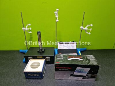 Mixed Lot Including 3 x Stands, 1 x Nimrod Heat Tool, 1 x Fujitsu Scan Snap S300, 1 x Krytolo Pressure Gauge and 1 x Wall Extractor Fan