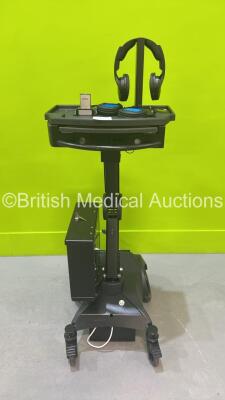 Wireless Theatre Audio System on Parity Medical Trolley with Headset (Powers Up) *S/N 813-001*