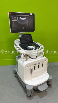 Philips Epiq 5G Flat Screen Ultrasound Scanner Ref 989605408541 SVC HW A.0 *S/N USN14C1043* **Mfd 2014** Software Version 2.0.1.256 with 1 x Transducer / Probe (C8-5) (Powers Up) ***CD060***