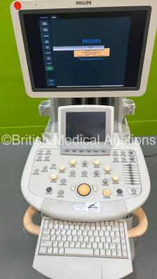 Philips iU22 Flat Screen Ultrasound Scanner on G.0 Cart *S/N B00DGC* **Mfd 10/2010** Software Version 6.0.0.40 with Sony UP-D897 (Powers Up) ***CD069*** - 5