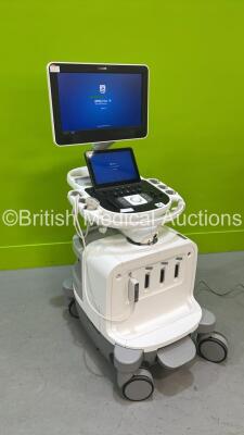 Philips EPIQ Elite 5G Flat Screen Ultrasound Scanner Ref 989605408541 SVC HW A.0 *S/N US314C0231* **Mfd 2014** Software Version 7.0.3.805 with 1 x Transducer / Probe (C5-1 ) and Sony UP-D897 Printer (Powers Up - Some Casing Cracks - See Photo) ***CD062***