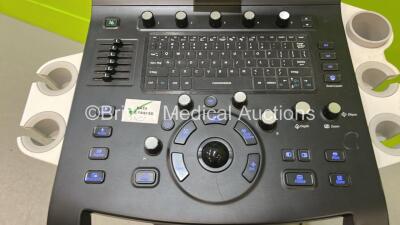 GE Versana Essential Flat Screen Ultrasound Scanner Part No 5771438-7 *S/N 6022264WX0* **Mfd 2018** Software Version R1.0.6 with Sony UP-D898DC Printer (Powers Up) - 3