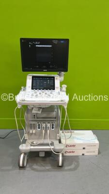 Esaote MyLabX9 Flat Screen Ultrasound Scanner Ref 100644015 *S/N 100012* ***Mfd 2021** Software Version 0018 Revision 06 with 2 x Transducers / Probes (L4-15 Ref 1200000036 *Mfd 2021* and C1-8 Ref 120000013 *Mfd 2021*) and Sony UP-X898MD Hybrid Graphic Pr