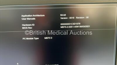 Esaote MyLabX9 Flat Screen Ultrasound Scanner Ref 100644015 *S/N 100012* ***Mfd 2021** Software Version 0018 Revision 06 with 2 x Transducers / Probes (L4-15 Ref 1200000036 *Mfd 2021* and C1-8 Ref 120000013 *Mfd 2021*) and Sony UP-X898MD Hybrid Graphic Pr - 16