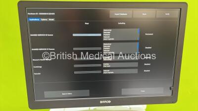 Esaote MyLabX9 Flat Screen Ultrasound Scanner Ref 100644015 *S/N 100012* ***Mfd 2021** Software Version 0018 Revision 06 with 2 x Transducers / Probes (L4-15 Ref 1200000036 *Mfd 2021* and C1-8 Ref 120000013 *Mfd 2021*) and Sony UP-X898MD Hybrid Graphic Pr - 18