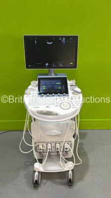 GE Voluson E8 BT20 Flat Screen Ultrasound Scanner *S/N E45782* **Mfd 06/2020** Software Version EC350 (20.0.2.4410) with 4 x Transducers / Probes (IC5-9-D Ref 5492351 *Mfd 2020* / C2-9-D Ref 5405253 *Mfd 2020* / RAB6-D Ref H48681MG *Mfd 2020* and C1-6-D R - 2