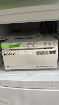 GE Voluson E8 BT20 Flat Screen Ultrasound Scanner *S/N E45782* **Mfd 06/2020** Software Version EC350 (20.0.2.4410) with 4 x Transducers / Probes (IC5-9-D Ref 5492351 *Mfd 2020* / C2-9-D Ref 5405253 *Mfd 2020* / RAB6-D Ref H48681MG *Mfd 2020* and C1-6-D R - 20