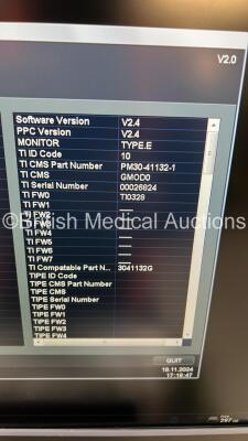 Toshiba Aplio i700 TUS-AI700 Flat Screen Ultrasound Scanner *S/N AEB16Y2012* **Mfd 2016** Software Version V2.4 with 2 x Transducer / Probe (PVI-475BT *Mfd 2022* and PVT-681MVL *Mfd 2016*) (Powers Up - Gel Warming Holder Damaged - See Pictures - Unable to - 12