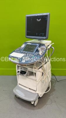 GE Voluson E8 Flat Screen Ultrasound Scanner *S/N D21165* **Mfd 2014** Software Version EC200 (13.0.6.254) with 3 x Transducers / Probes (C1-5-D Ref 5261135 *Mfd 2014* / M6C Ref 5181441 *Mfd 2016* and IC5-9-D Ref 5492351 *Mfd 2018*) and Mitsubishi CP30DW 