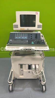 ATL HDI 3000cv Ultrasound Scanner *S/N 003H60* **Mfd 1995** with 2 x Transducers / Probes (L7-4 and P3-2) (HDD REMOVED)