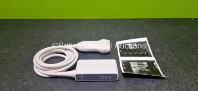 Philips L12-3 Ultrasound Transducer / Probe *See Photo for Scan Picture*