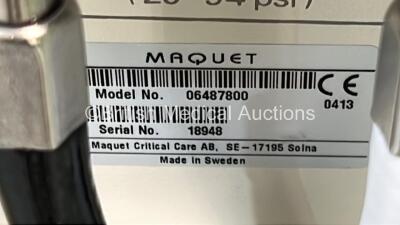 Maquet Servo-i Ventilator System Version 7.1 - System Software Version 7.01.01 - Total Operating Hours - 74368h (Powers Up) with Fisher&Paykel MR850AEK Humidifier (Powers Up) *18948* - 5