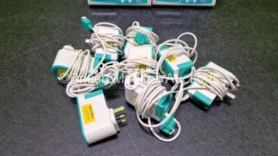 Job Lot Including 8 x B.Braun Infusomat Space Infusion Pumps (All Power Up) with 8 x Pole Clamps and 8 x Power Supplies (All Untested) - 4