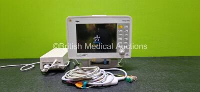 Drager Infinity Delta Patient Monitor Including HemoMed 1, NBP, Aux/Hemo 2, Aux/Hemo 3 and MultiMed Options with 1 x Infinity Docking Station, 1 x Power Supply and Monitoring Cables (Powers Up)