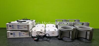 Mixed Lot Including 4 x Devilbiss Homecare Suction Units, 4 x Herida Healthcare Alternating Pressure Mattress Pumps and 4 x Philips Respironics InnoSpire Essence Compressors