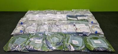 Job Lot Including 7 x Mindray Single IBP Adapter Cables, 6 x Unimed Invasive BP Adaptor Cables, 3 x Mindray Dual IBP Adapter Cables, 2 x Philips Dual IBP Adapter Cables, 5 x MedLinket IBP Adapter Cables and 4 x Mindray Temperature Adapter Cables *SN NA*