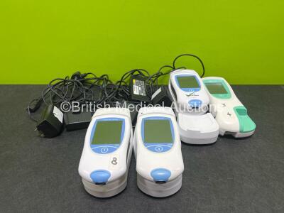 Job Lot Including 1 x Roche Cobas h 232 Cardiac Meters, 3 x Roche CoaguChek XS Plus Meters with 3 x Docking Stations