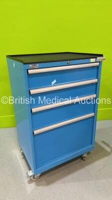 Excel Mobile Locking Storage Cabinet with Key