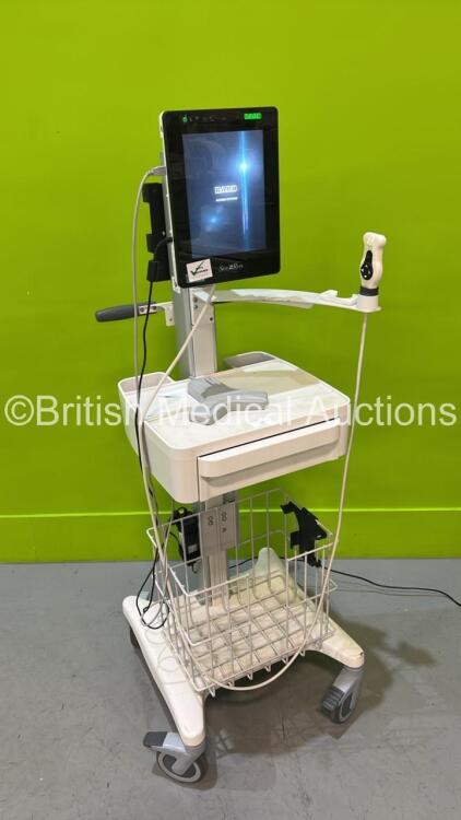 Bard Site Rite 8 Ref 9770550 Ultrasound System *Mfd 2015* Software Version 2.3.1 with 1 x Bard Transducer / Probe and Power Supply on Trolley (Powers Up) *DYZJAD004*