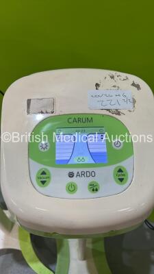 2 x Ardo Carum Breast Pumps on Stands (Both Power Up) - 2