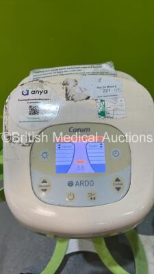 2 x Ardo Carum Breast Pumps on Stands (Both Power Up) - 3