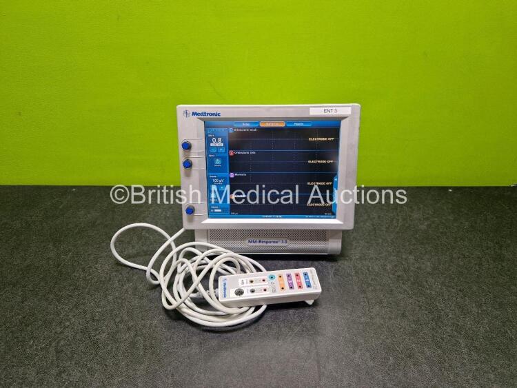 Medtronic NIM-Response 3.0 Monitor (Powers Up) with Medtronic NIM Response 3.0 Ref 68L2093B Accessory