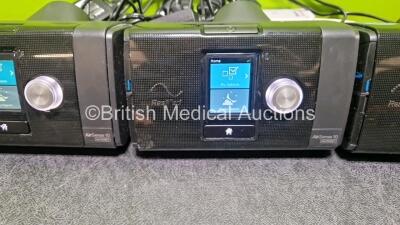 3 x ResMed Airsense 10 Autoset CPAP Units *All Mfd - 2022* (All Power Up) with 2 x Power Supplies - 3