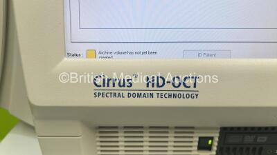 Zeiss Cirrus HD-OCT Spectral Domain Technology Model 400 Software Version 5.2.1.12 on Motorized Table (Powers Up) *S/N 400-11110 * **Mfd 2011 ** ***IR023*** - 4