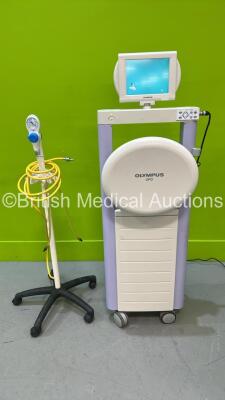 1 x Olympus UPD Position Detecting Unit (Powers Up) and 1 x VacSax Valve / Regulator with Hose on Stand *7810776*