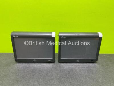 2 x Spacelabs Elance Patient Monitors (Both with Damage - See Photos) *SN 3300-300446*