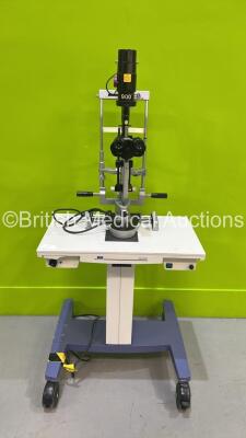 Haag Streit Bern SL900 Slit Lamp with Binoculars, 2 x 12,5x Eyepieces, Chin Rest and Attachment (Draws Power and Cuts Out) *S/N 900.1.3.73101* **S**