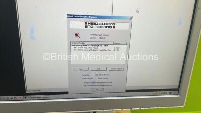 Heidelberg Engineering Retina Tomograph II System Version 1.7.0.0 with PC, Software Licence, Licence Key and Monitor n Motorized Table (Powers Up) - 11