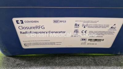 Medtronic REF RFG3 Closure RFG Radiofrequency Generator Software Revision 1.14.2 *Mfd - 2015* (Powers Up) - 5