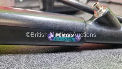 Pentax EB-1575K Bronchoscope - Engineer's Report : Optical System - No Fault Found, Angulation - No Fault Found, Insertion Tube - No Fault Found, Light Transmission - No Fault Found, Channels - No Fault Found, Leak Check - No Fault Found *SN G120315* - 4