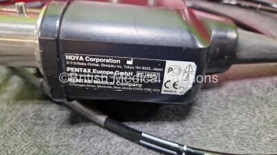 Pentax EB-1575K Bronchoscope - Engineer's Report : Optical System - No Fault Found, Angulation - No Fault Found, Insertion Tube - No Fault Found, Light Transmission - No Fault Found, Channels - No Fault Found, Leak Check - No Fault Found *SN G120315* - 6