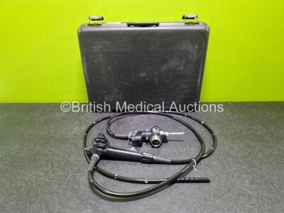 Olympus CF-Q260DL Video Colonoscope in Case - Engineer's Report : Optical System - No Fault Found, Angulation - No Fault Found, Insertion Tube - No Fault Found, Light Transmission - No Fault Found, Channels - No Fault Found, Leak Check - No Fault Found *S