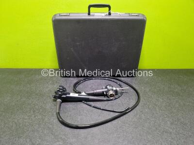 Olympus GIF-H260 Video Gastroscope in Case - Engineer's Report : Optical System - No Fault Found, Angulation - No Fault Found, Insertion Tube - No Fault Found, Light Transmission - No Fault Found, Channels - No Fault Found, Leak Check - No Fault Found *SN