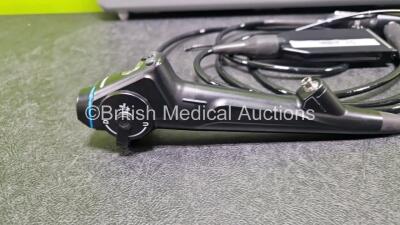 Olympus LF-GP Laryngoscope in Case Engineers Report : Optical System - Unable To Check, Angulation - No Fault Found, Insertion Tube - Kinked, Light Transmission - No Fault Found, Channels - No Fault Found Leak Check - No Fault Found *SN 2810240* - 3