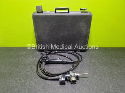 Olympus CF-Q260DL Video Colonoscope in Case - Engineer's Report : Optical System - No Fault Found, Angulation - Not Reaching Specification To Be Adjusted, Insertion Tube - No Fault Found, Light Transmission - No Fault Found, Channels - No Fault Found, Lea