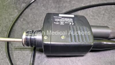 Fujinon EY-470S/B Video Cystoscope in Case - Engineer's Report : Optical System - Unable to Check, Angulation - No Fault Found, Insertion Tube - Crush Mark and Indentation, Light Transmission - No Fault Found, Channels - No Fault Found, Leak Check - No Fa - 4