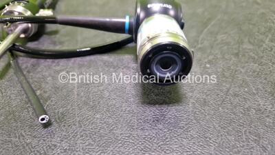 Olympus BF-1T60 Video Bronchoscope - Engineers Report : Optical System - 0 Broken Fibres , Angulation - No Fault Found, Insertion Tube - Badly Kinked, Light Transmission - No Fault Found, Channels - No Fault Found Leak Check - No Fault Found *SN 2600702* - 4