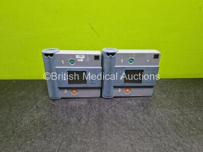 2 x Heartstream Semi Automated Defibrillators (Untested Due to Flat Batteries