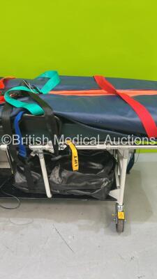 Ferno CCT Six-P Critical Care Trolley with Mattress and Straps *S/N CCT-1216* - 6