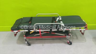 Ferno Falcon Six Hydraulic Ambulance Stretcher with Mattress (Hydraulics Tested Working) *S/N 002734* - 2