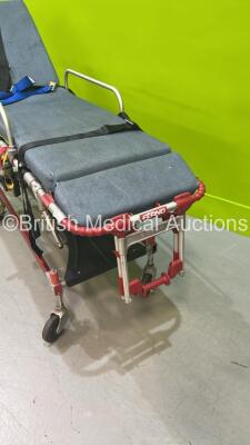 Ferno Falcon Hydraulic Ambulance Stretcher with Mattress (Hydraulics Tested Working) *S/N 003829* - 3